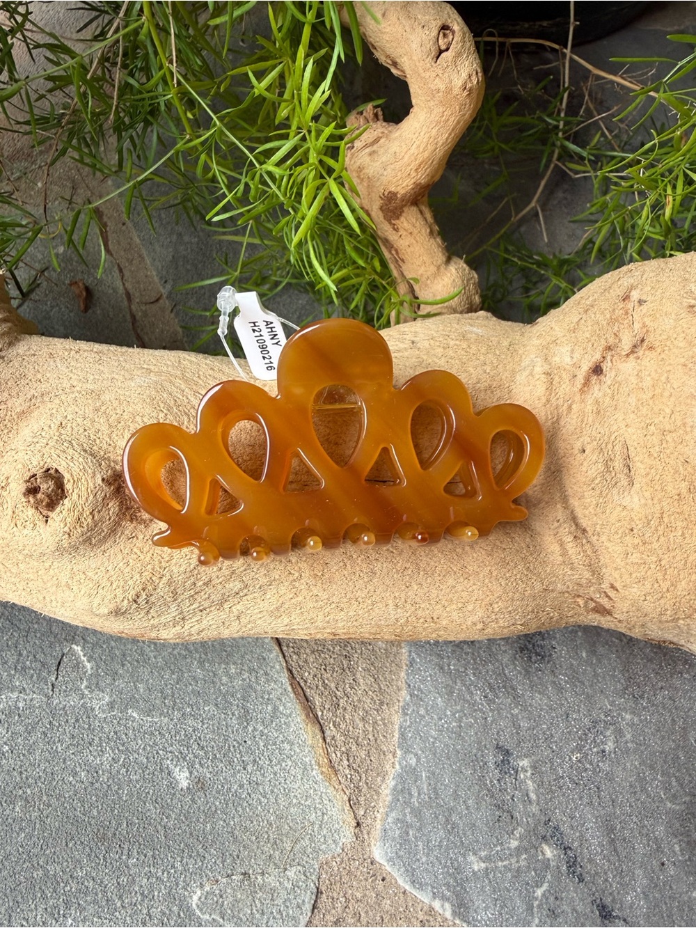 New🌟Anthropologie-Amber Brown Hair Claw Clip